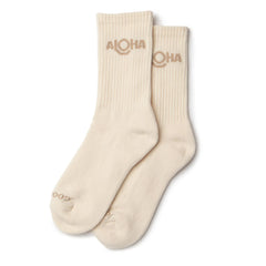 Crew Socks | ALOHA Logo
