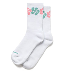 Crew Socks | Funky Plumeria
